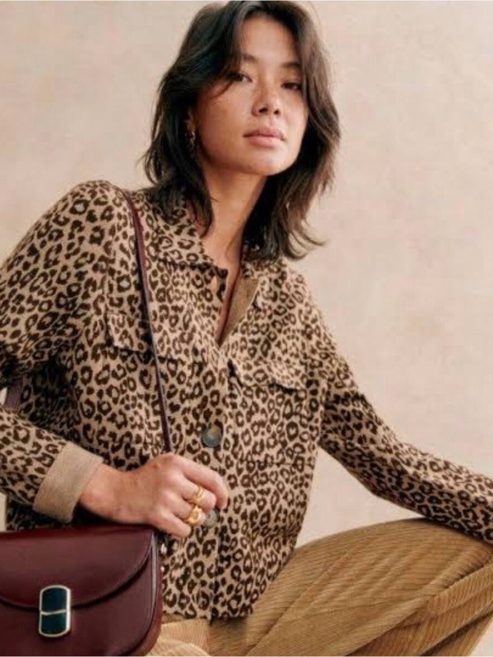 Sézane Leopard Print Betty
